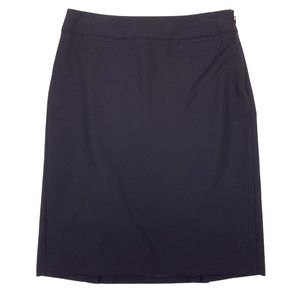 Banana Republic Black Lined Wool Suiting Skirt 4